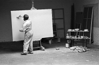 ca 1970 / Jef in studio Antwerp 
