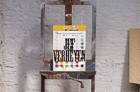 Poster on the painter's easel